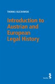 Introduction to Austrian and European Legal History (eBook, PDF)