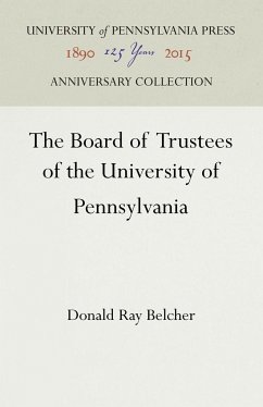 Cover The Board of Trustees of the University of Pennsylvania