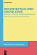 Recontextualized Knowledge (eBook, PDF) - Bild 1