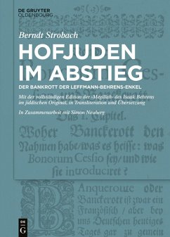 Hofjuden im Abstieg: Der Bankrott der Leffmann-Behrens-Enkel (eBook, PDF) Cover Hofjuden im Abstieg: Der Bankrott der Leffmann-Behrens-Enkel (eBook, PDF)
