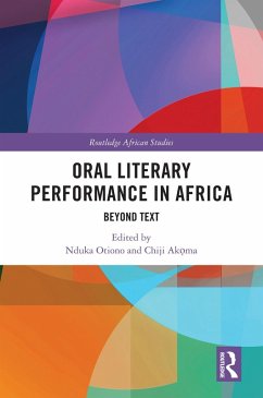 Cover Oral Literary Performance in Africa (eBook, ePUB)