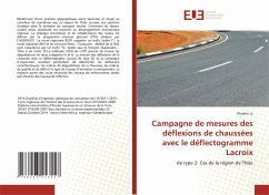 Campagne de mesures des déflexions de chaussées avec le déflectogramme Lacroix - Ly, Khadim