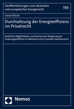 Cover Durchsetzung der Energieeffizienz im Privatrecht