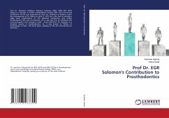 Prof Dr. EGR Solomon's Contribution to Prosthodontics
