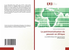 La patrimonialisation du pouvoir en Afrique - FOCKSIA DOCKSOU, Nathaniel