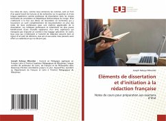 Eléments de dissertation et d¿initiation à la rédaction française - Kabeya Mbombo, Joseph