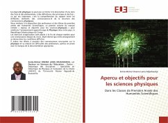 Apercu et objectifs pour les sciences physiques - Onema Lama Ndjadiandja, Emile-Michel