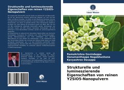 Strukturelle und lumineszierende Eigenschaften von reinen Y2SiO5-Nanopulvern - Govindappa, Ramakrishna;Nagabhushana, Hanumanthappa;Dasappa, Kavyashree