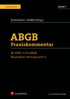 ABGB Praxiskommentar - Band 7, 5. Auflage / ABGB Praxiskommentar 7 - Auer-Mayer, Susanne;Kietaibl, Christoph;Pesek, Reinhard