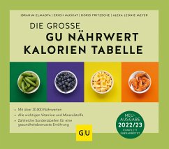 Die große GU Nährwert-Kalorien-Tabelle - Fritzsche, Doris;Elmadfa, Ibrahim;Muskat, Erich