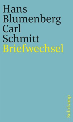 Briefwechsel 1971-1978 - Blumenberg, Hans;Schmitt, Carl