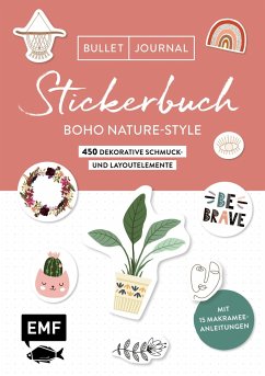 Bullet Journal Stickerbuch - Boho Nature-Style