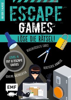 Escape Games Level 4 (türkis) - Löse die Rätsel! - 8 Escape Games ab der 7. Klasse - Lefebvre, Olivier;Civet, Jean-Baptiste