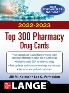 McGraw Hill's 2022/2023 Top 300 Pharmacy Drug Cards - Kolesar, Jill; Vermeulen, Lee C.