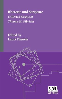 Rhetoric and Scripture - Olbricht, Thomas H.