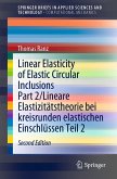 Linear Elasticity of Elastic Circular Inclusions Part 2/Lineare Elastizitätstheorie bei kreisrunden elastischen Einschlüssen Teil 2 (eBook, PDF)