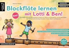 Blockflöte lernen mit Lotti & Ben - Band 2! - Hossain, Susanne