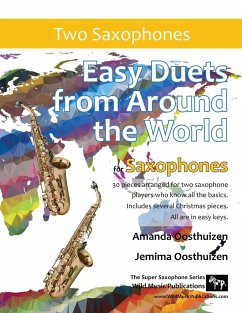 Easy Duets from Around the World for Saxophones - Oosthuizen, Amanda; Oosthuizen, Jemima