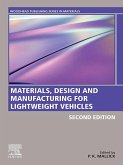 Materials, Design and Manufacturing for Lightweight Vehicles (eBook, ePUB)