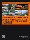 Research and Application of Hot In-Place Recycling Technology for Asphalt Pavement (eBook, ePUB)