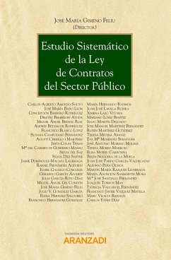 Estudio sistemático de la Ley de contratos del sector público (eBook, ePUB) - Gimeno Feliu, Jose María