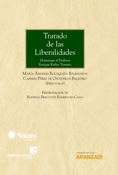 Tratado de las liberalidades (eBook, ePUB) - Egusquiza Balmaseda, Mª Ángeles; Pérez de Ontiveros Baquero, Carmen