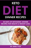 Keto Diet Dinner Recipes: 28 Days of Ketogenic Dinner Recipes for Health & Weight Loss. (eBook, ePUB)