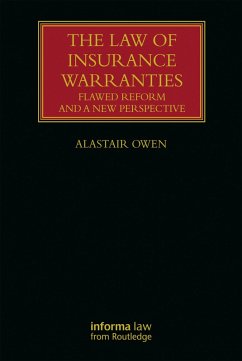 The Law of Insurance Warranties (eBook, PDF) Cover The Law of Insurance Warranties (eBook, PDF)