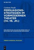 Persuasionsstrategien im vormodernen Theater (14.-16. Jh.)