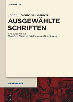 Johann Heinrich Lambert: Ausgewählte Schriften