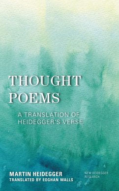 Thought Poems (eBook, ePUB) - Heidegger, Martin
