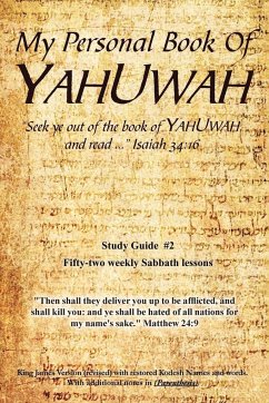 My Personal Book Of YAHUWAH - Wilson, Glen