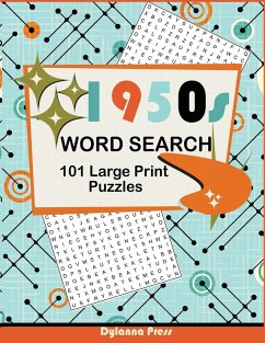 1950s Word Search Puzzle Book - Dylanna Press