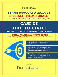 Esame avvocato 2020-21. CASI DI DIRITTO CIVILE (eBook, ePUB) - Viola, Luigi