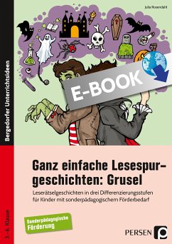 Ganz einfache Lesespurgeschichten: Grusel (eBook, PDF) - Rosendahl, Julia