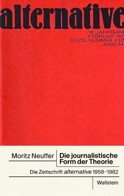 Die journalistische Form der Theorie - Neuffer, Moritz