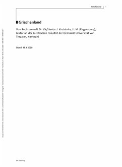 Familienrecht Griechenland (eBook, PDF) - Kastrissios, Eleftherios J.
