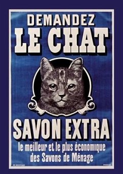 Carnet Blanc: Le Chat, Savon Extra, Affiche, 1895 - Sans Auteur