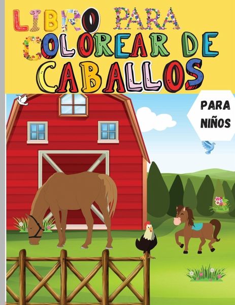 Caballos Libro Para Colorear