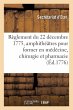 Règlement Du 22 Décembre 1775,... - Bild 1