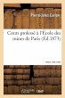 Cours Professé À l'École Des Mines... - Bild 1