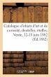 Catalogue d'Objets d'Art Et de... - Bild 1
