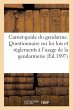 Carnet-Guide Du Gendarme. Questionnaire... - Bild 1