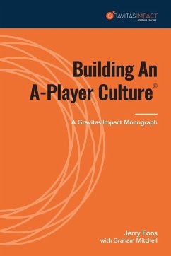 Building An A-Player Culture - Fons, Jerry