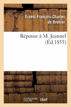 Réponse À M. Jeannel - de Brehier, Ernest-François-Charles