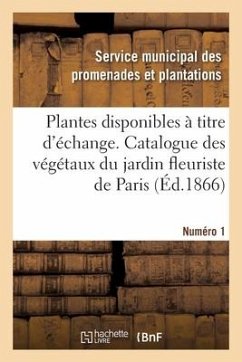 Cover Plantes Disponibles À Titre d'Échange. Numéro 1