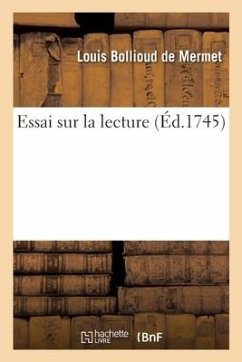 Cover Essai Sur La Lecture
