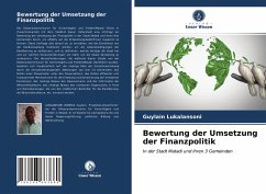 Bewertung der Umsetzung der Finanzpolitik - Lukalansoni, Guylain