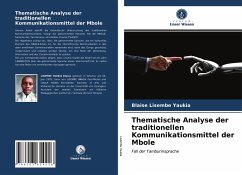 Thematische Analyse der traditionellen Kommunikationsmittel der Mbole - Lisembe Yaukia, Blaise