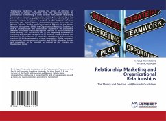 Relationship Marketing and Organizational Relationships